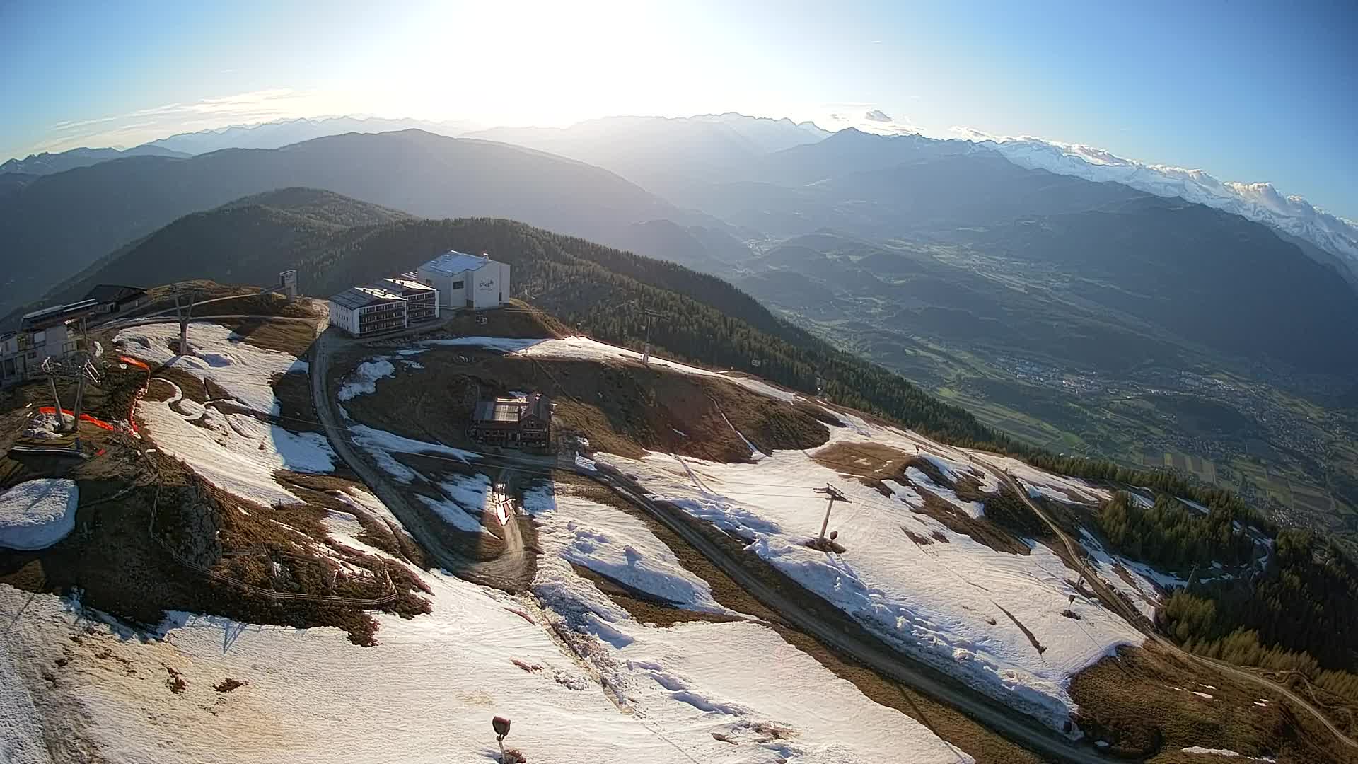 Stazione sciistica di Plan de Corones | vista su Brunico