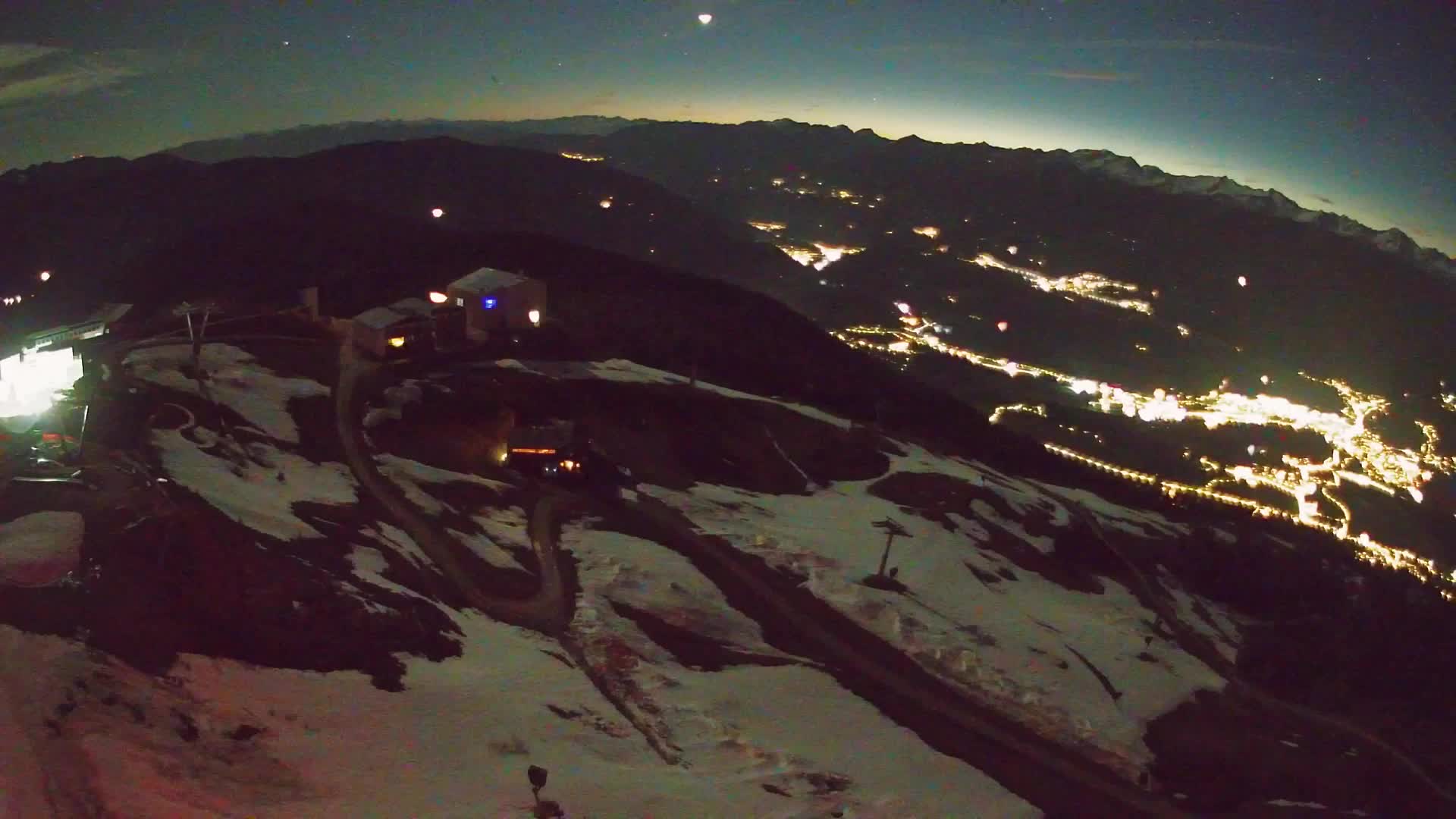 Kronplatz peak Ski resort | view to Bruneck