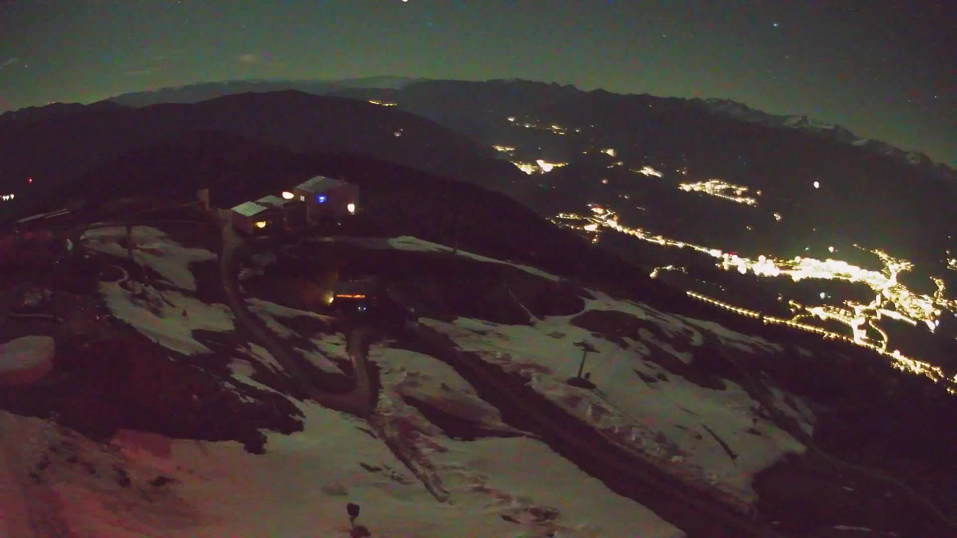 Skigebiet Kronplatz Gipfel | Blick auf Bruneck