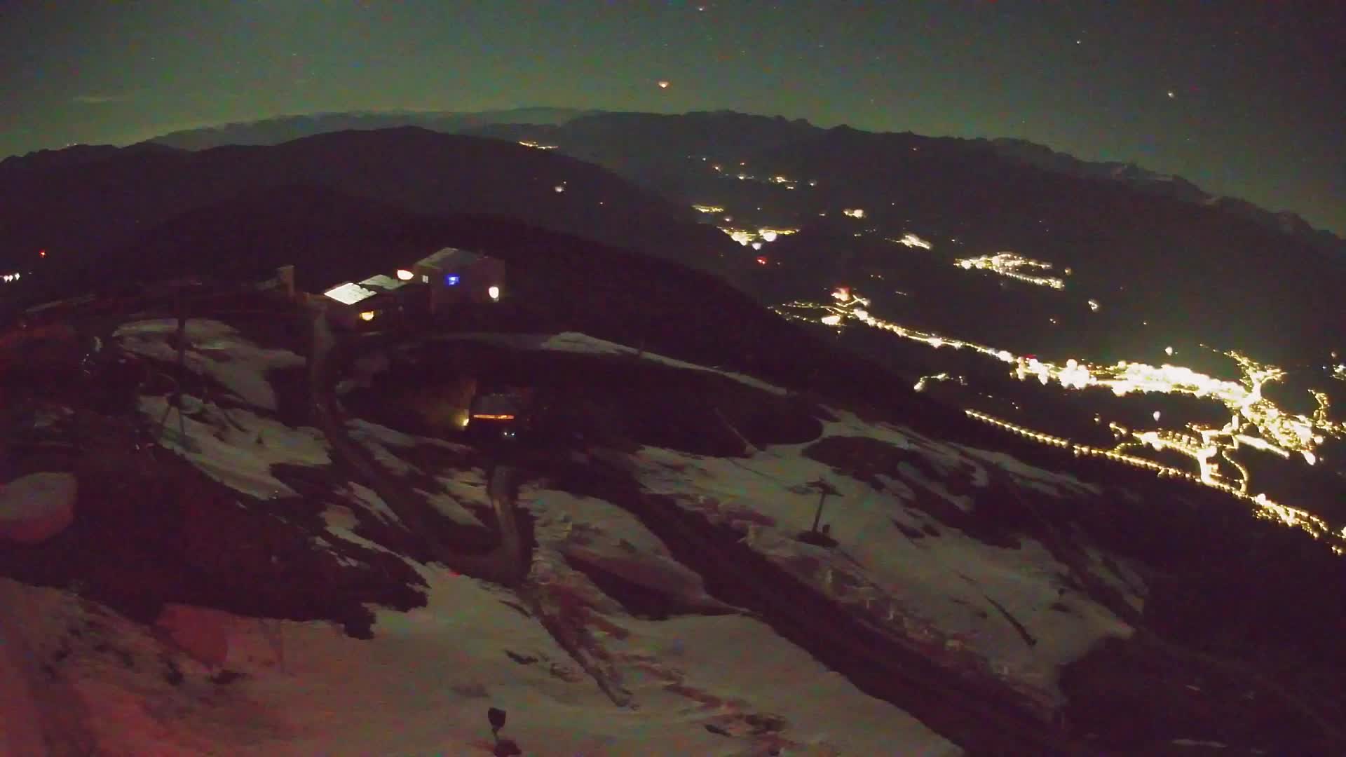 Kronplatz peak Ski resort | view to Bruneck