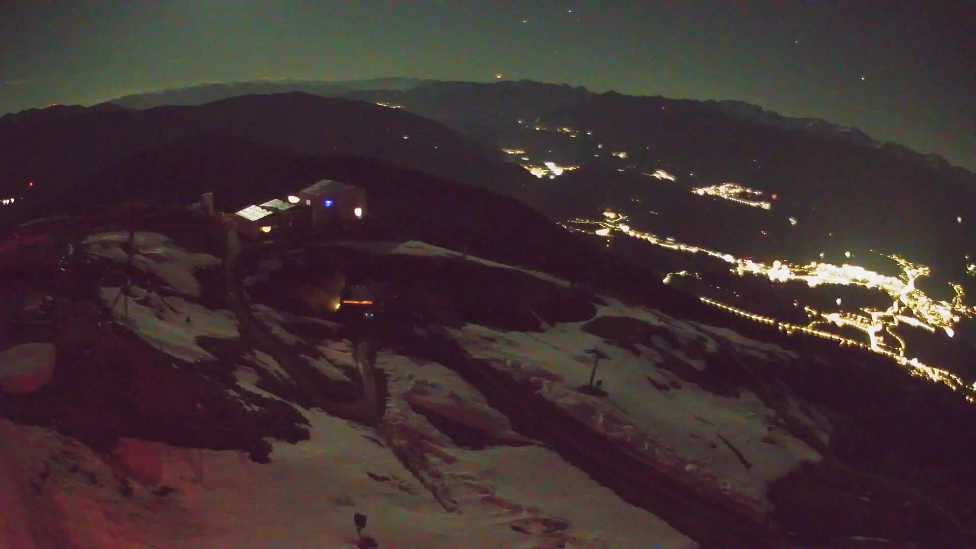 Kronplatz peak Ski resort | view to Bruneck