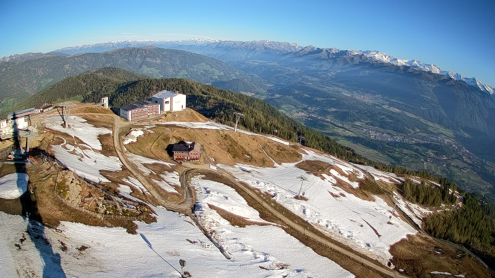 Smučišče Kronplatz – vrh | pogled na Bruneck