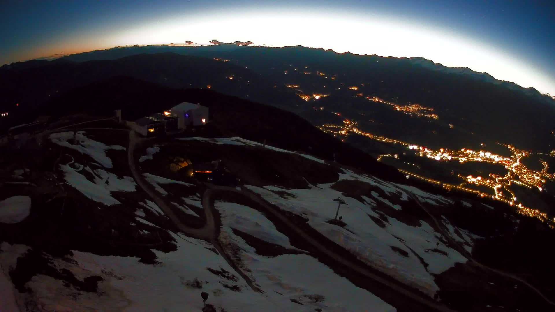 Kronplatz peak Ski resort | view to Bruneck