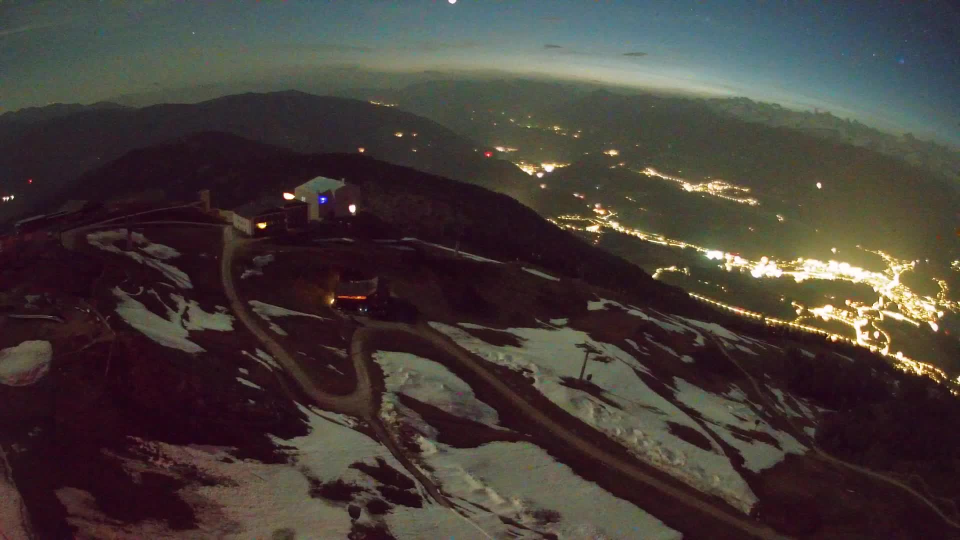 Kronplatz peak Ski resort | view to Bruneck