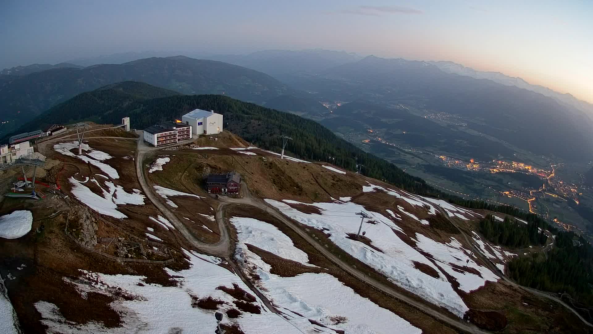 Kronplatz peak Ski resort | view to Bruneck