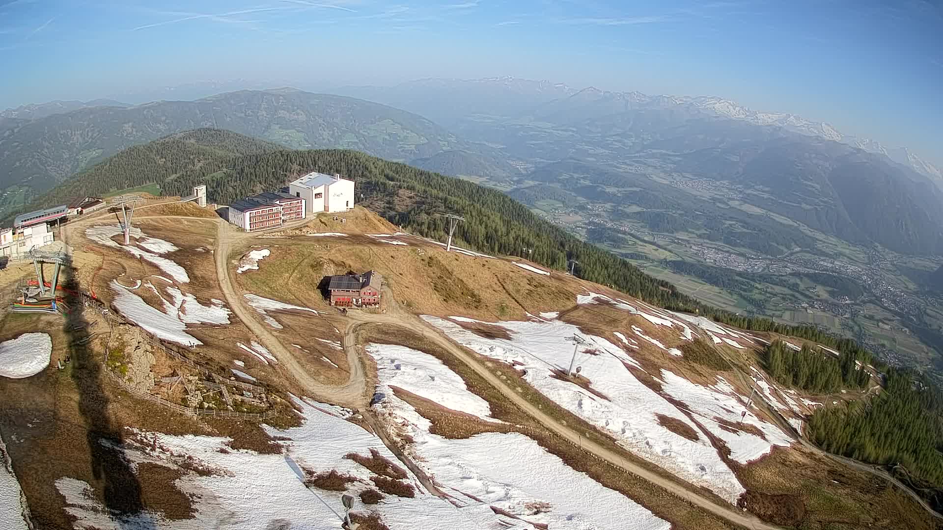 Smučišče Kronplatz – vrh | pogled na Bruneck