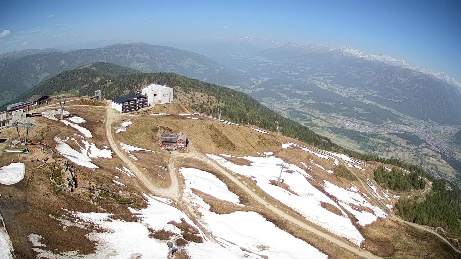Smučišče Kronplatz – vrh | pogled na Bruneck