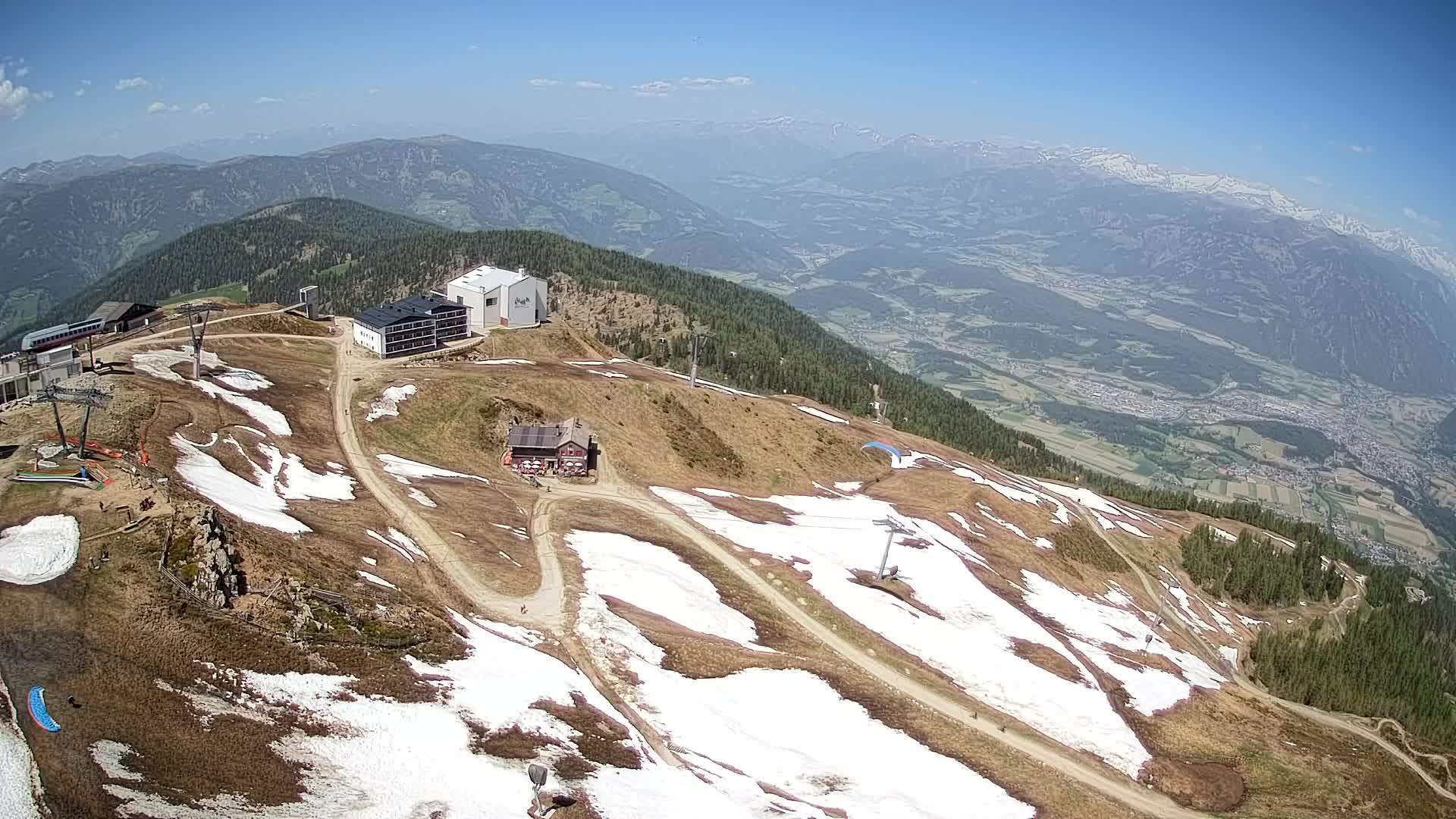 Smučišče Kronplatz – vrh | pogled na Bruneck