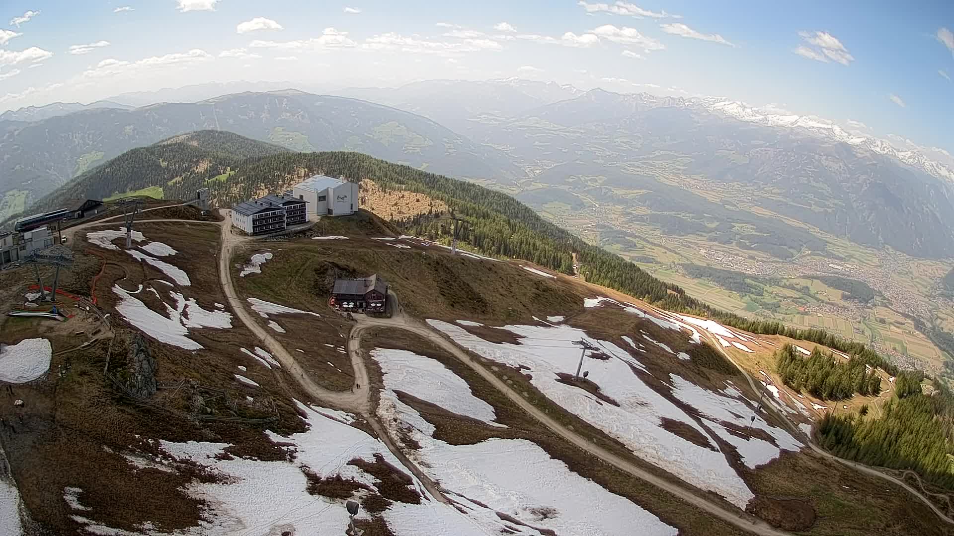 Kronplatz peak Ski resort | view to Bruneck