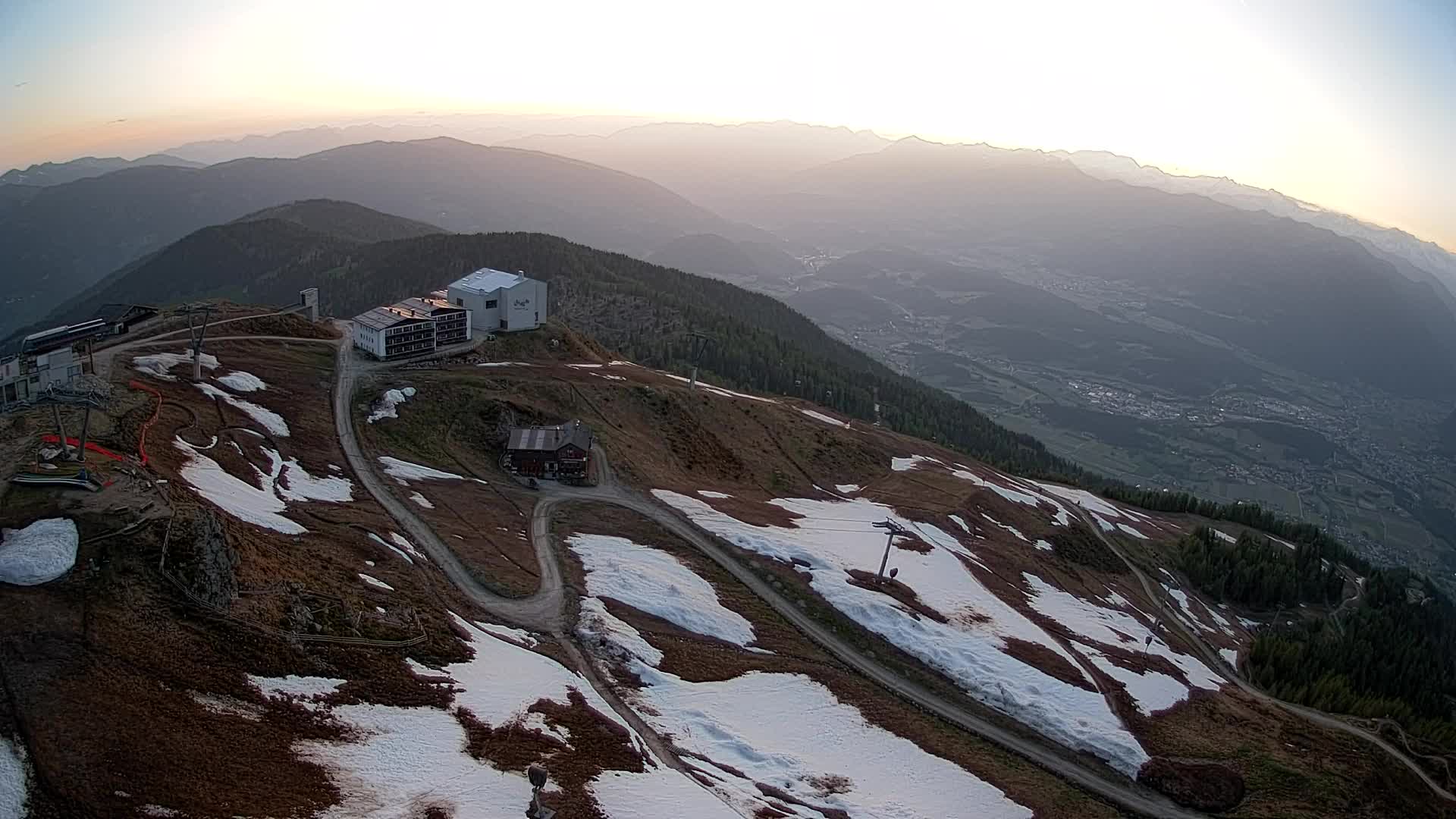 Kronplatz peak Ski resort | view to Bruneck