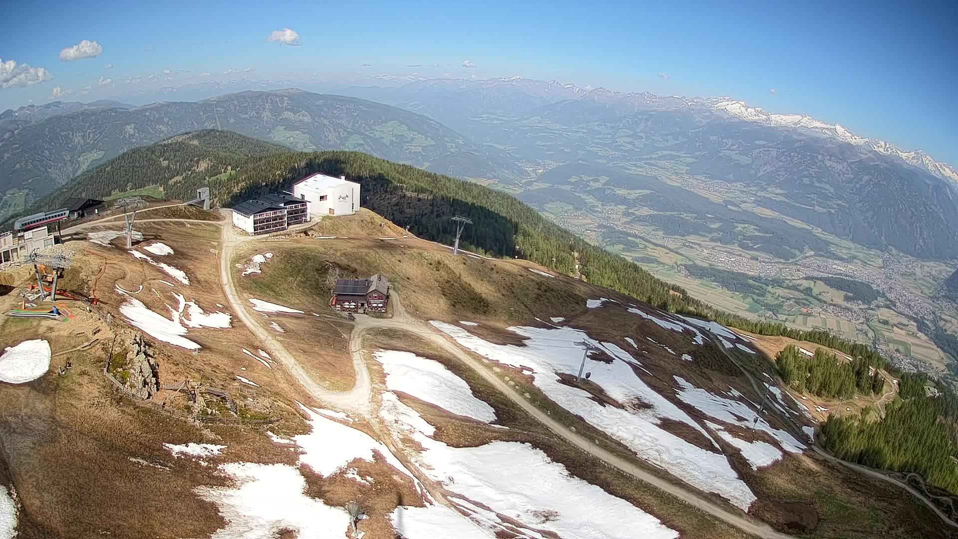 Smučišče Kronplatz – vrh | pogled na Bruneck