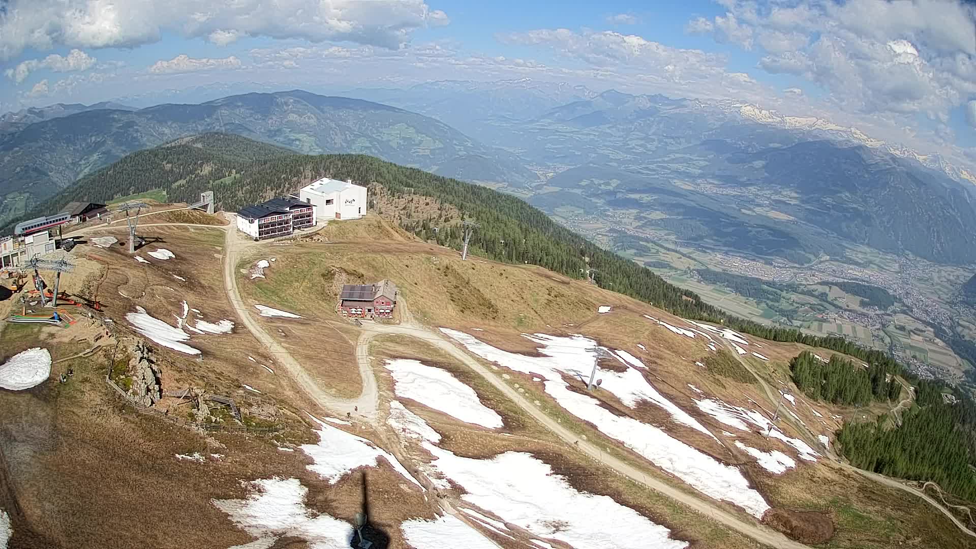 Smučišče Kronplatz – vrh | pogled na Bruneck