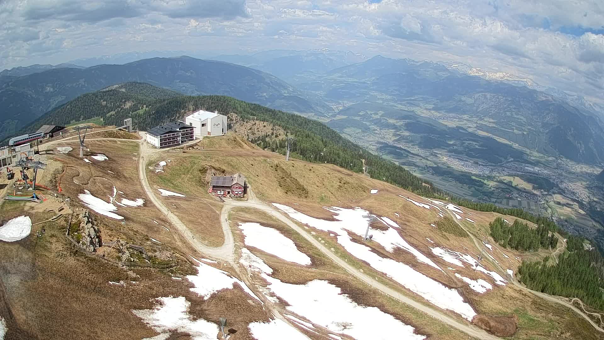 Smučišče Kronplatz – vrh | pogled na Bruneck