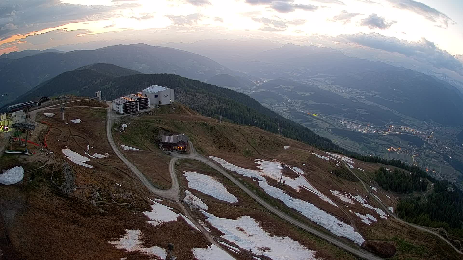 Kronplatz peak Ski resort | view to Bruneck