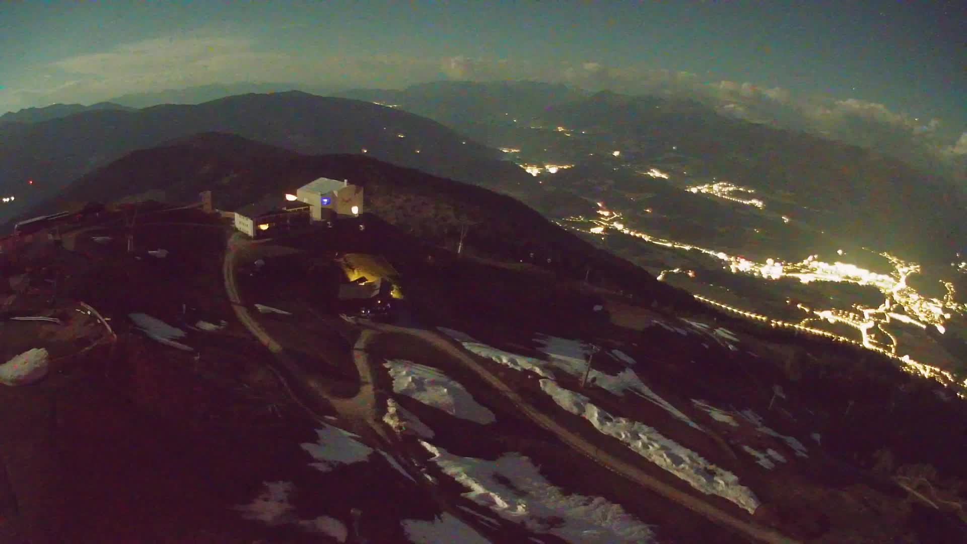 Station de ski Kronplatz sommet | vue sur Brunico