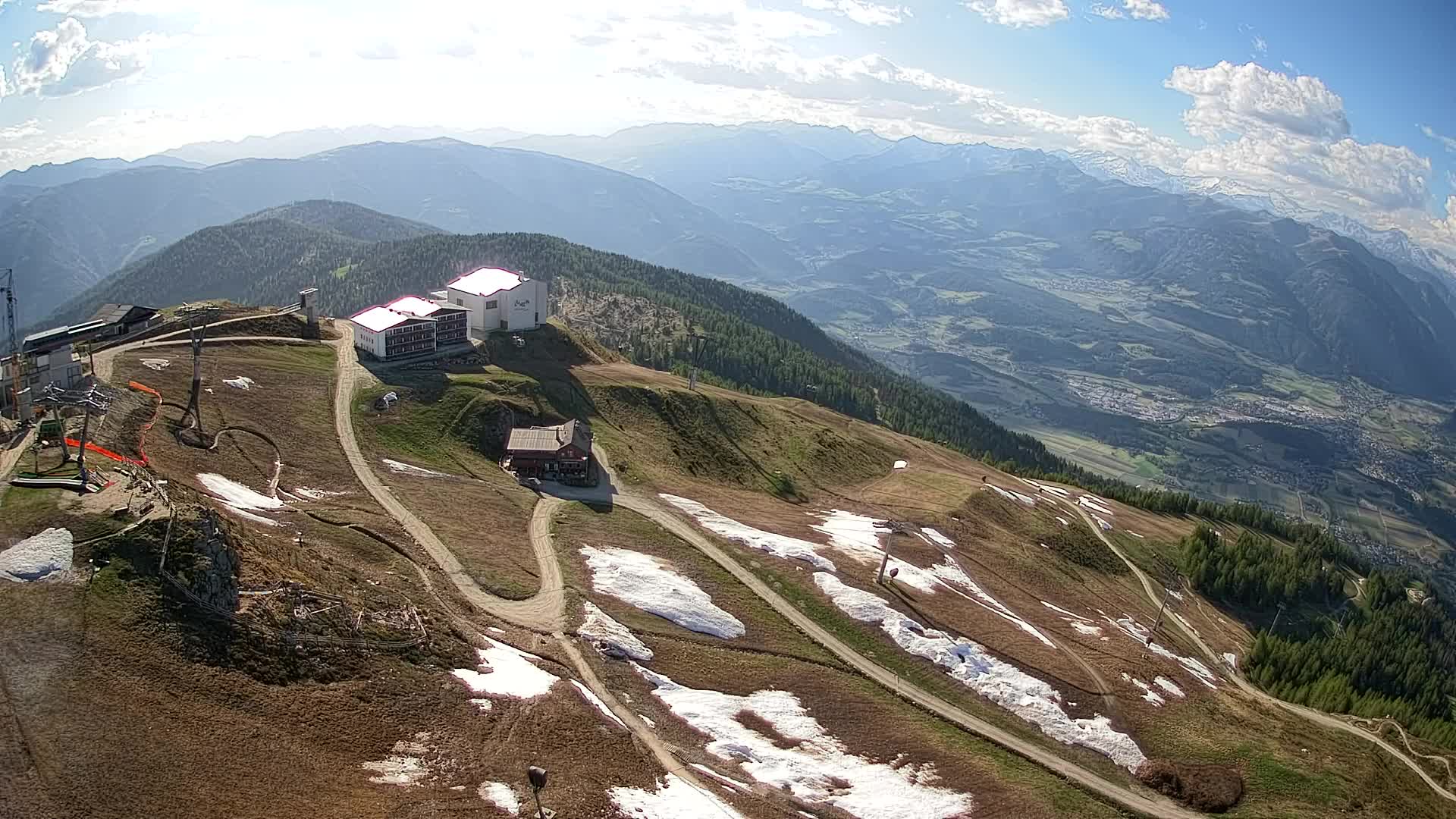 Smučišče Kronplatz – vrh | pogled na Bruneck