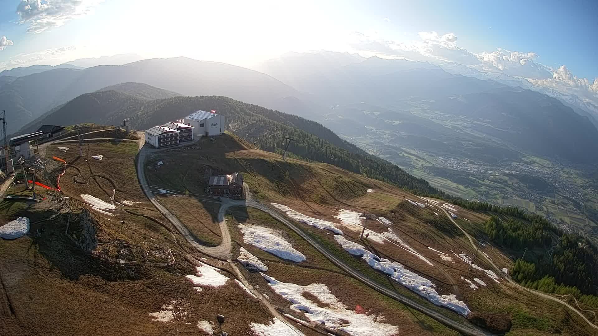 Kronplatz peak Ski resort | view to Bruneck