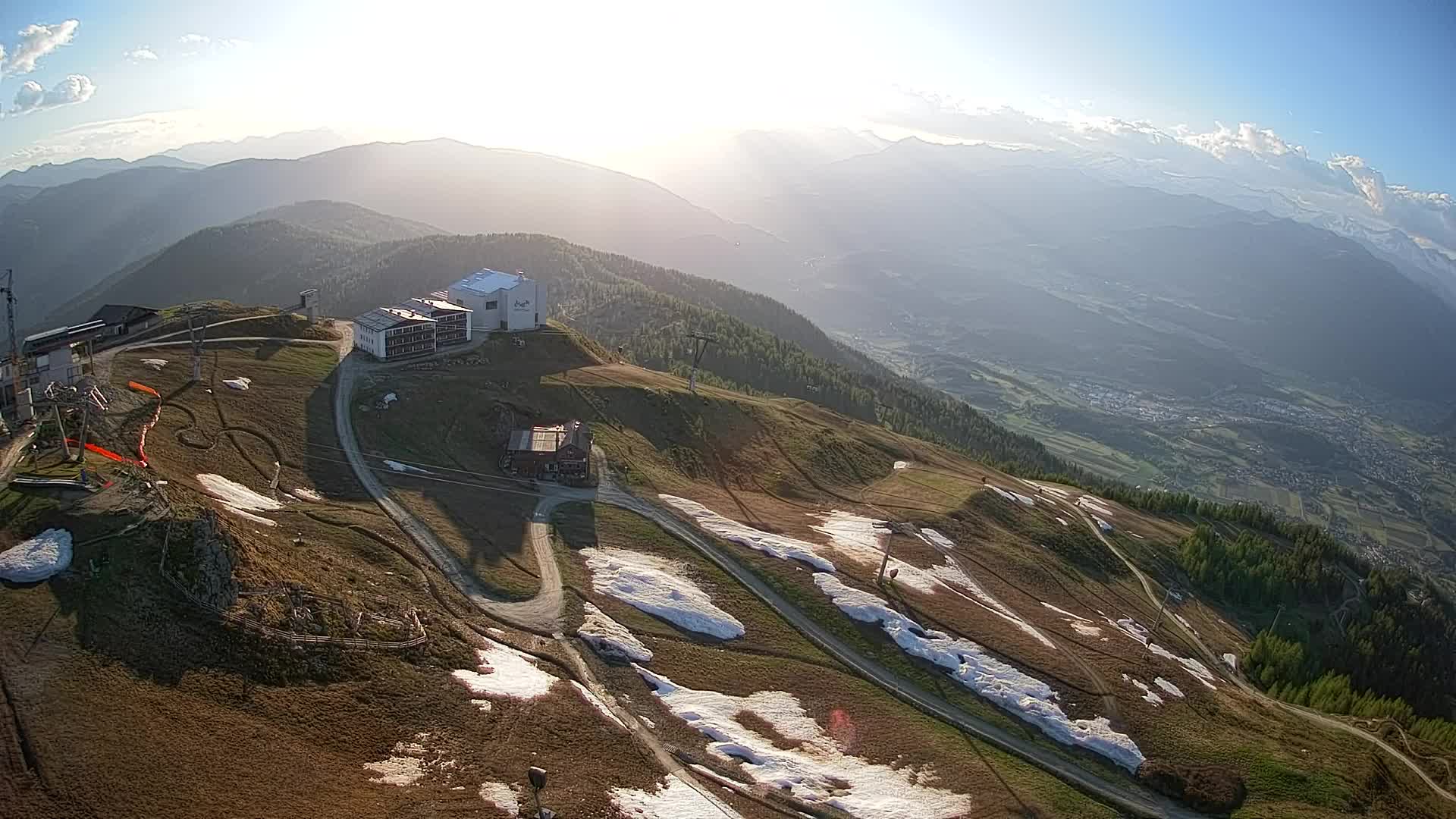 Kronplatz peak Ski resort | view to Bruneck