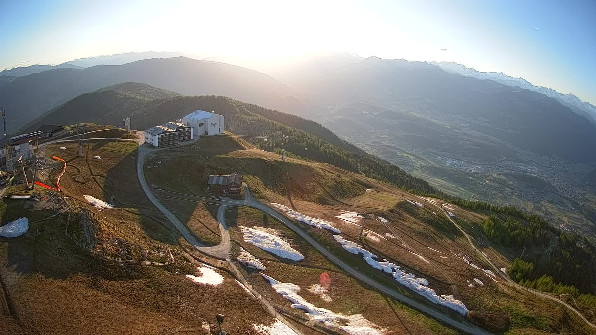 Kronplatz peak Ski resort | view to Bruneck