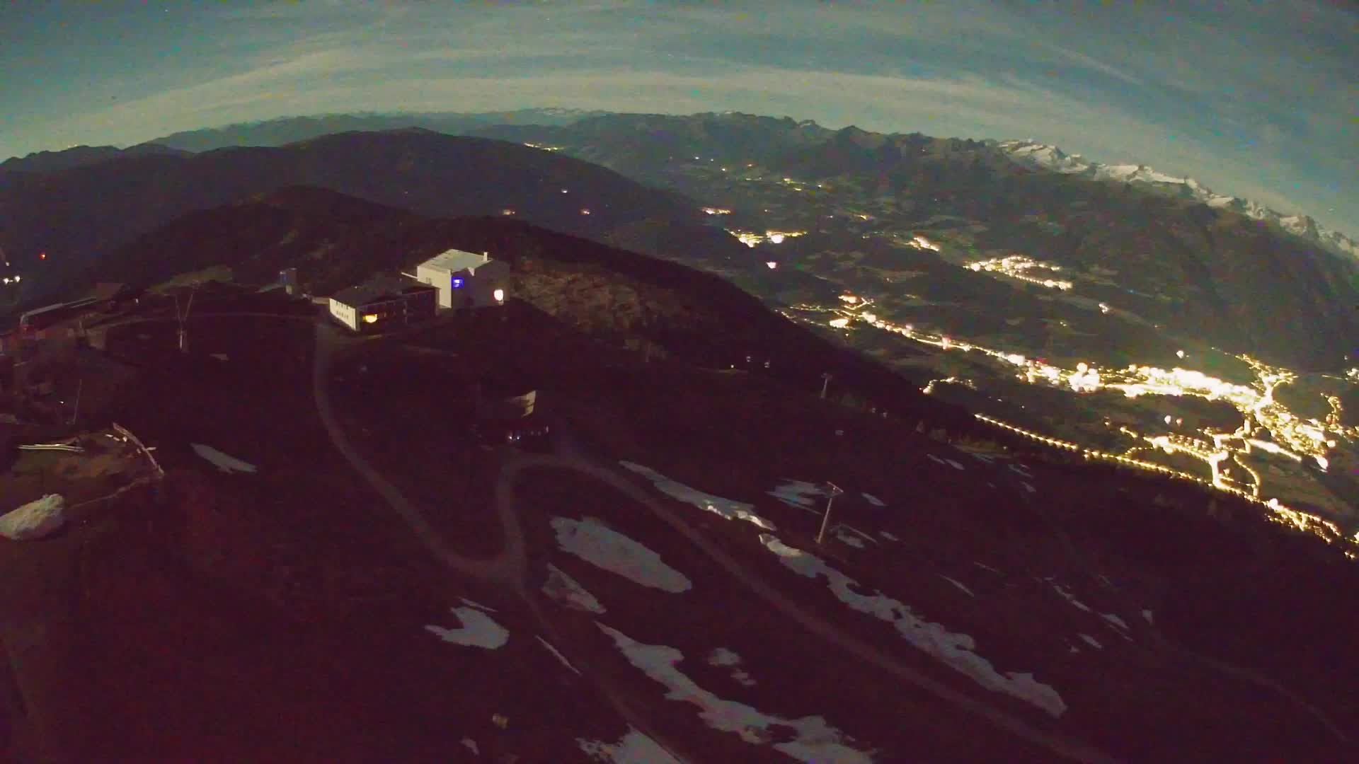 Kronplatz peak Ski resort | view to Bruneck