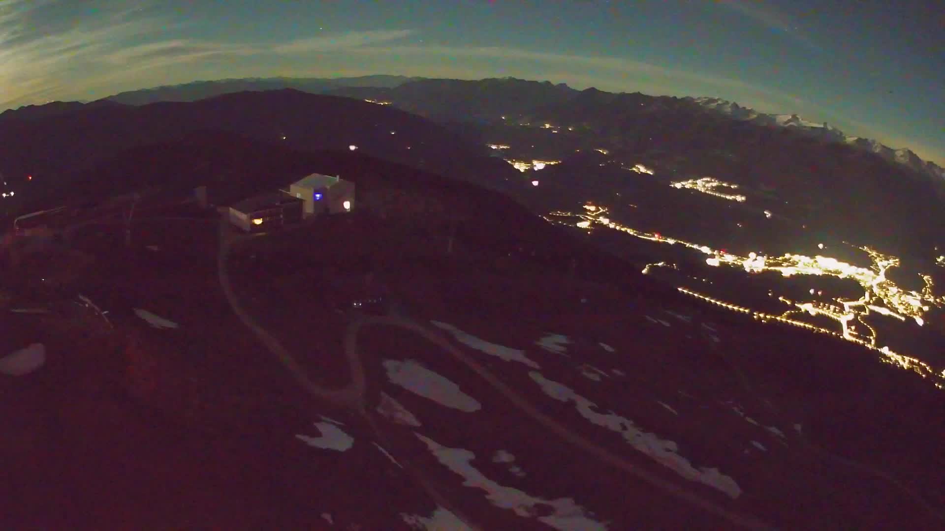 Kronplatz peak Ski resort | view to Bruneck