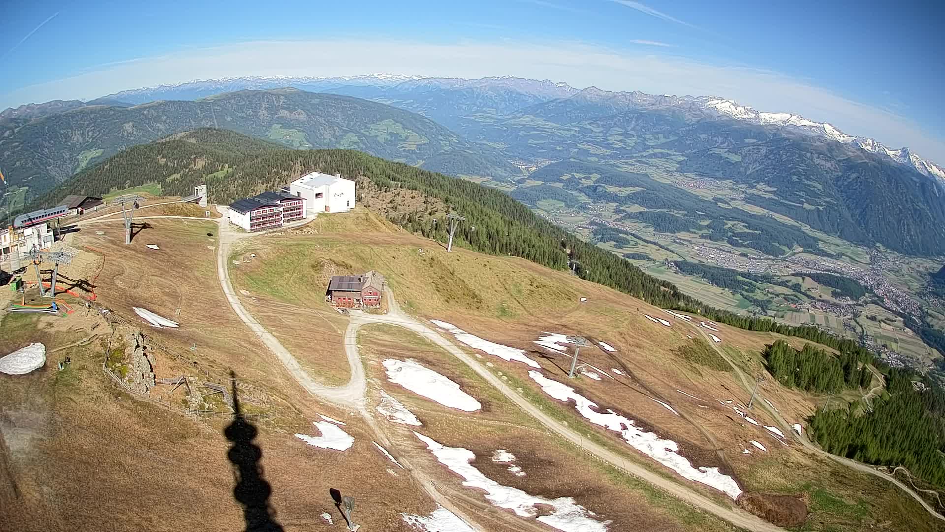 Stazione sciistica di Plan de Corones | vista su Brunico
