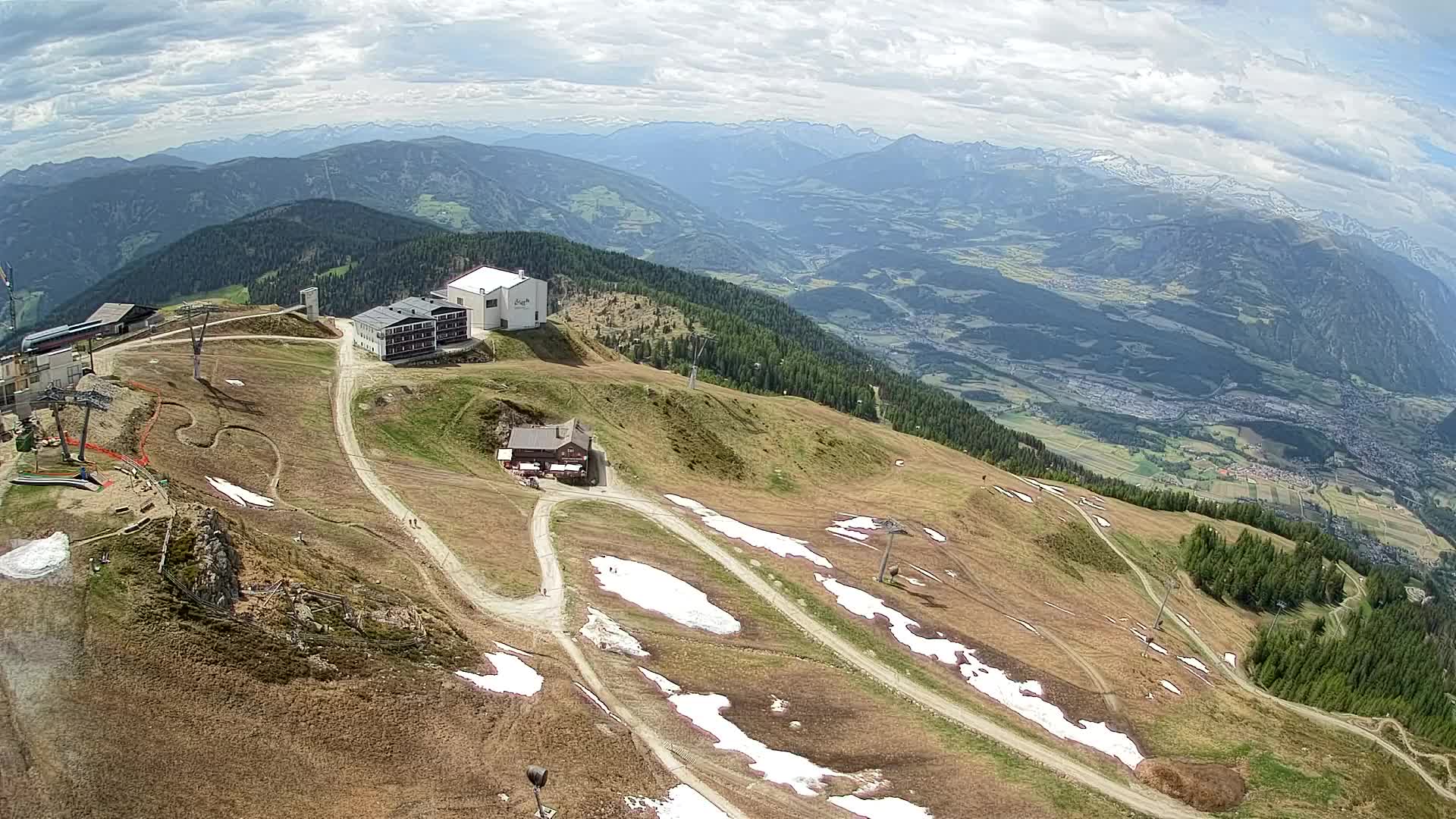 Smučišče Kronplatz – vrh | pogled na Bruneck