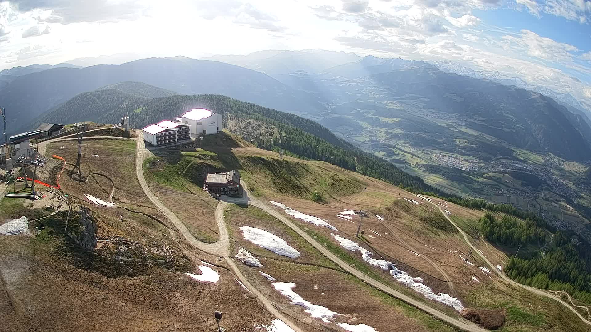 Smučišče Kronplatz – vrh | pogled na Bruneck