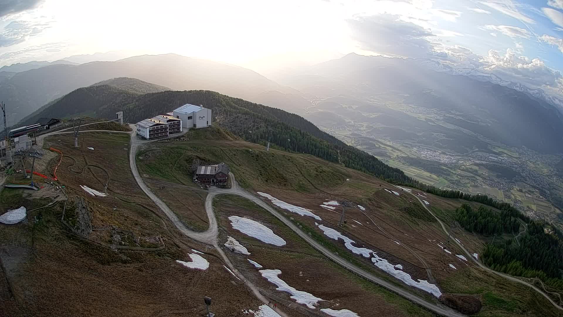 Kronplatz peak Ski resort | view to Bruneck