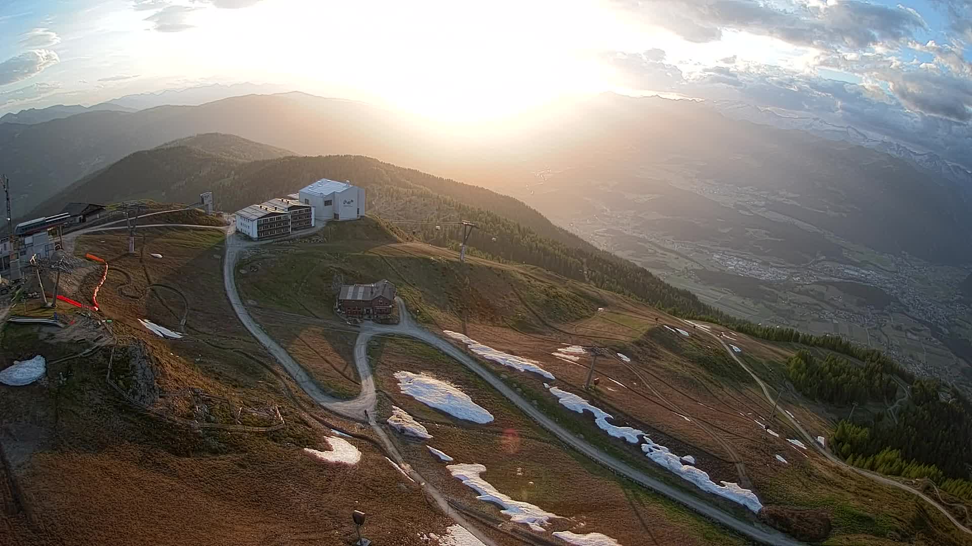 Kronplatz peak Ski resort | view to Bruneck