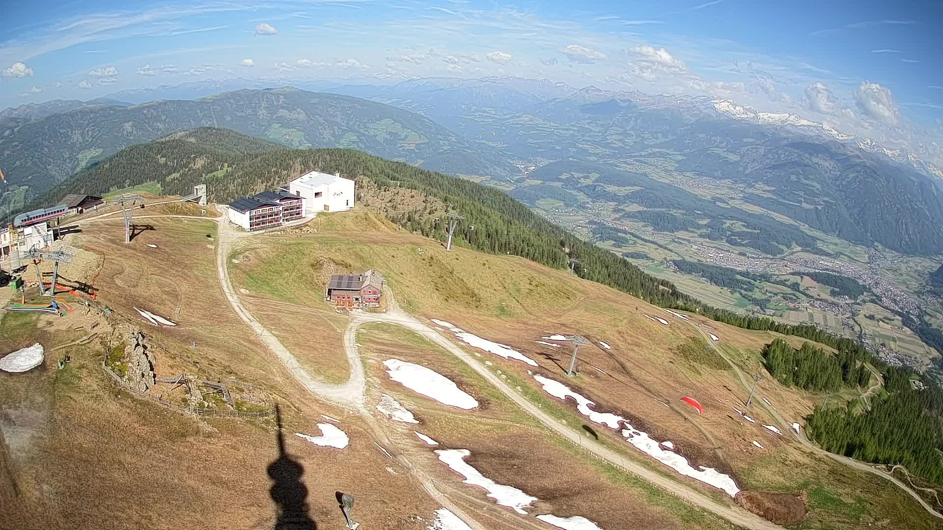 Stazione sciistica di Plan de Corones | vista su Brunico