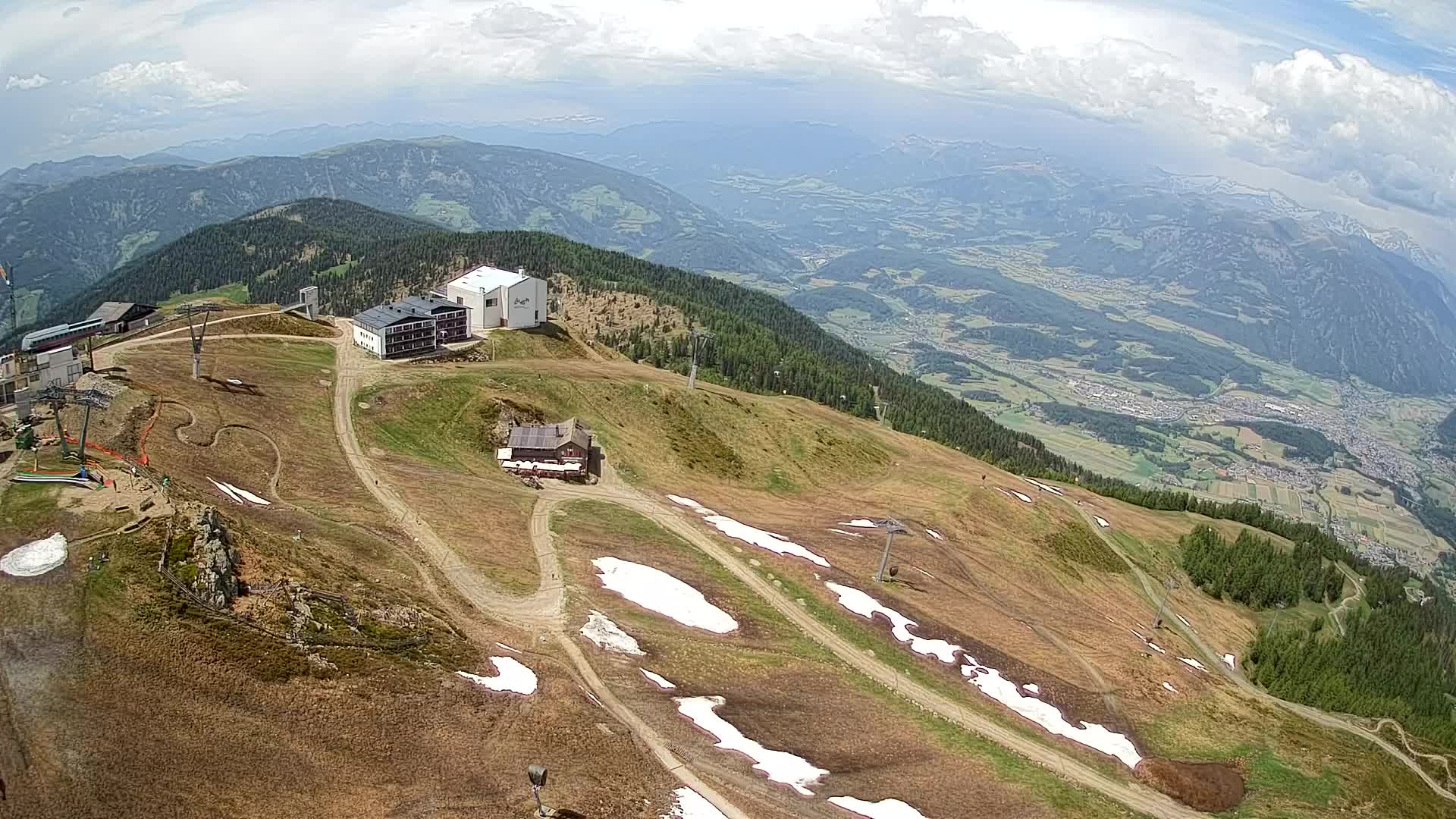 Smučišče Kronplatz – vrh | pogled na Bruneck