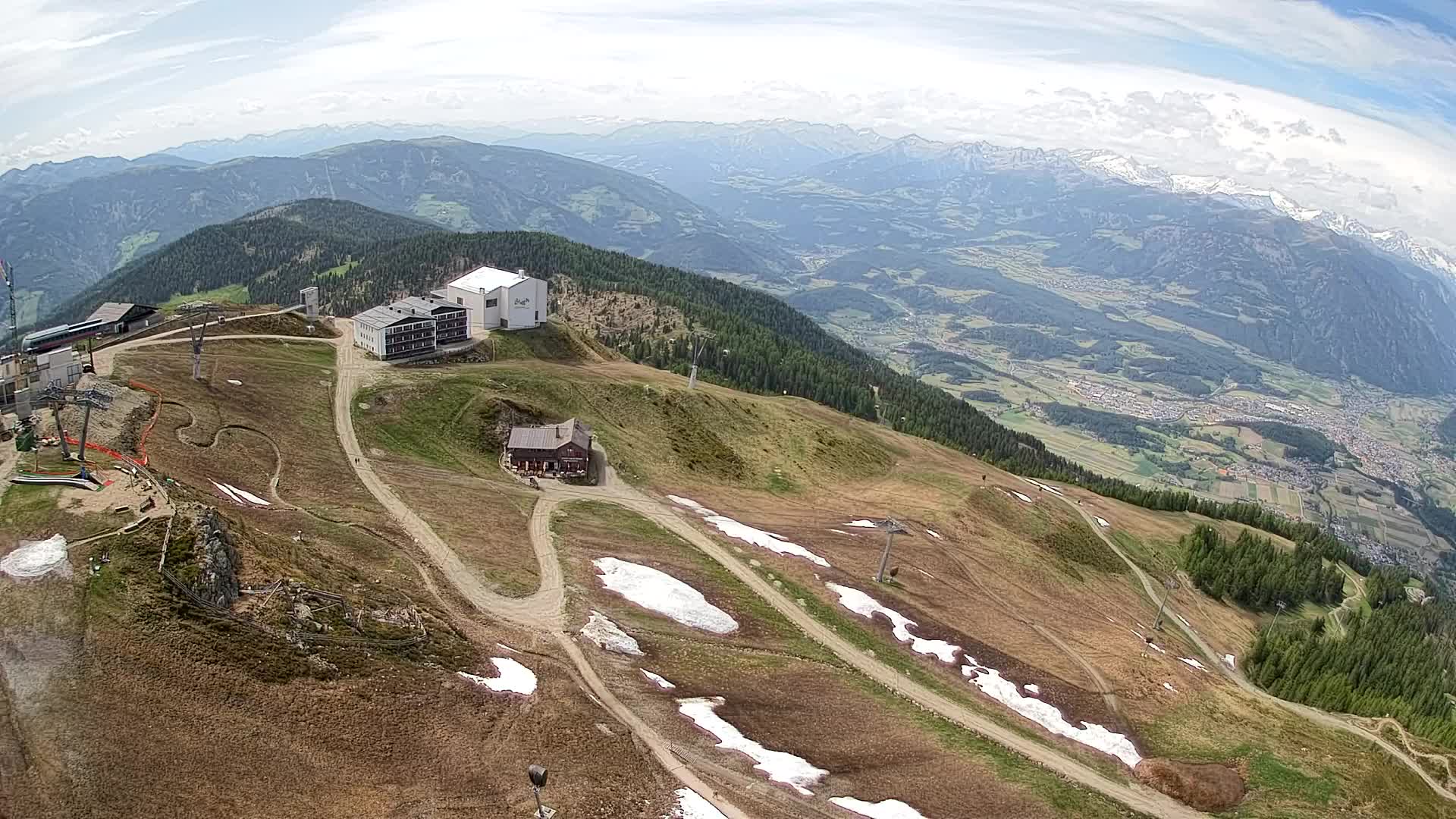 Smučišče Kronplatz – vrh | pogled na Bruneck