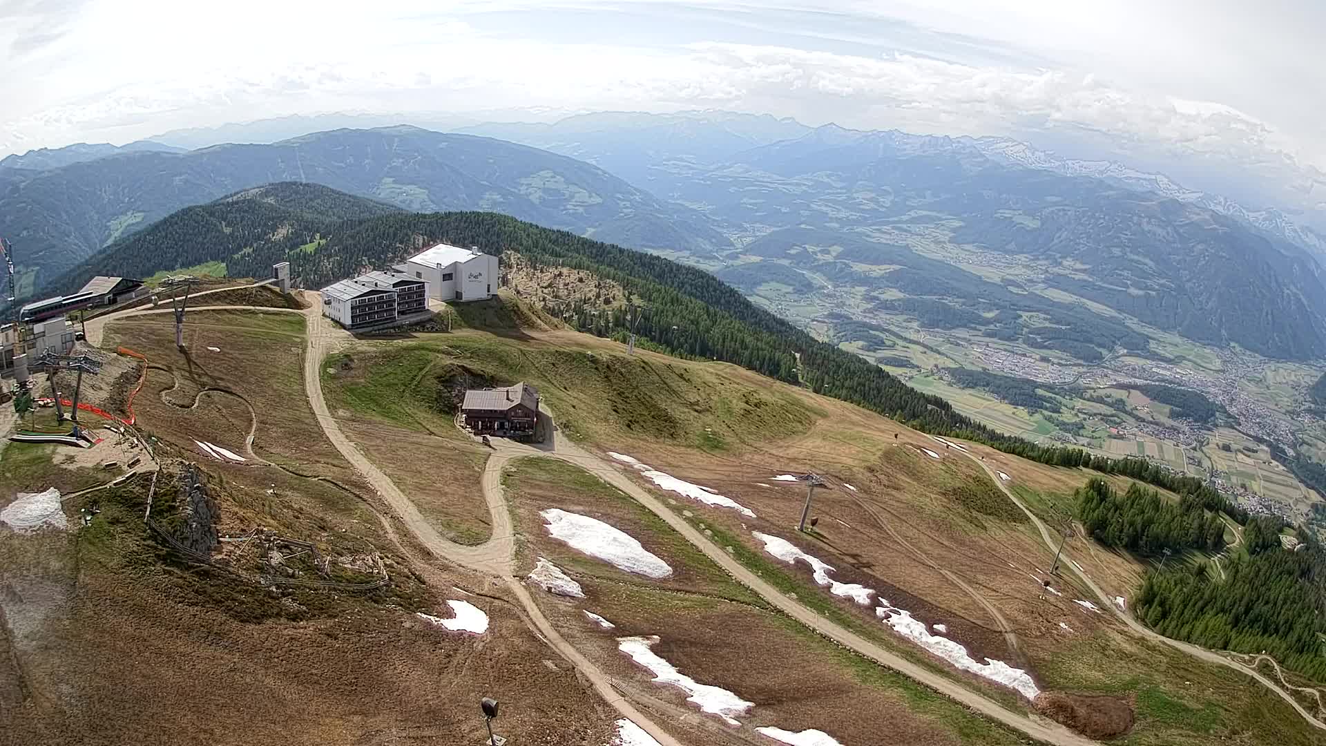 Smučišče Kronplatz – vrh | pogled na Bruneck