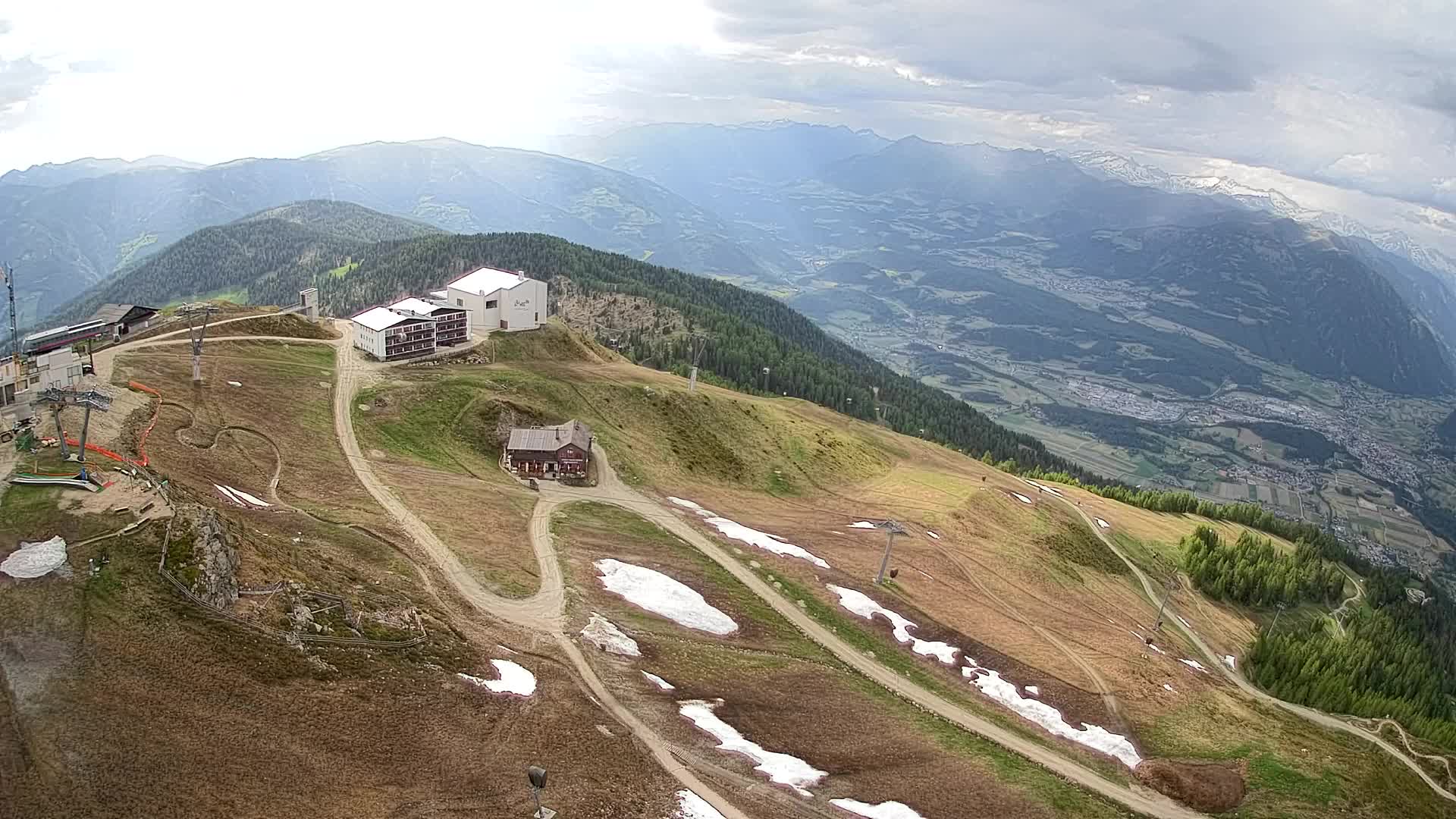Smučišče Kronplatz – vrh | pogled na Bruneck