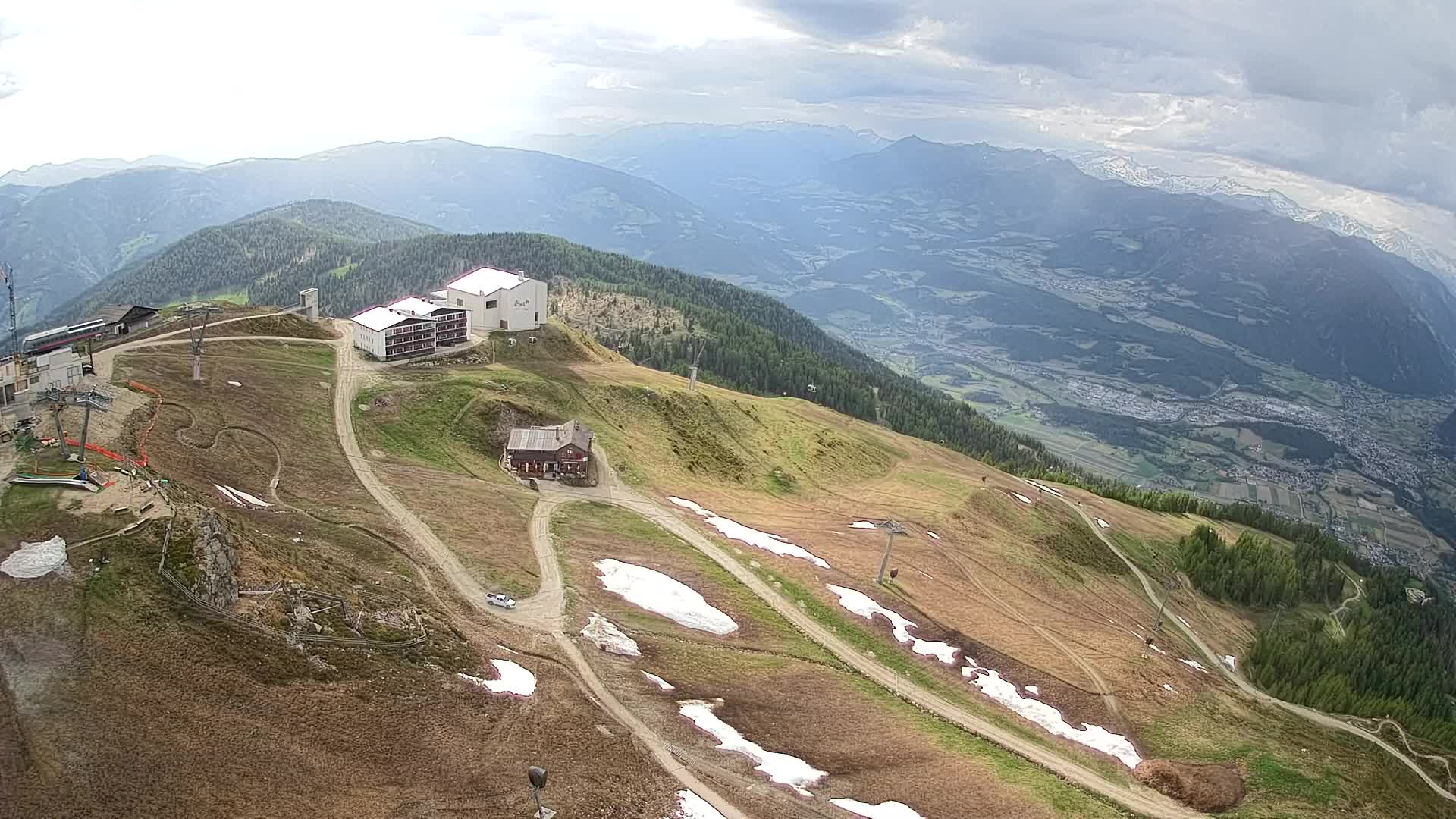 Kronplatz peak Ski resort | view to Bruneck