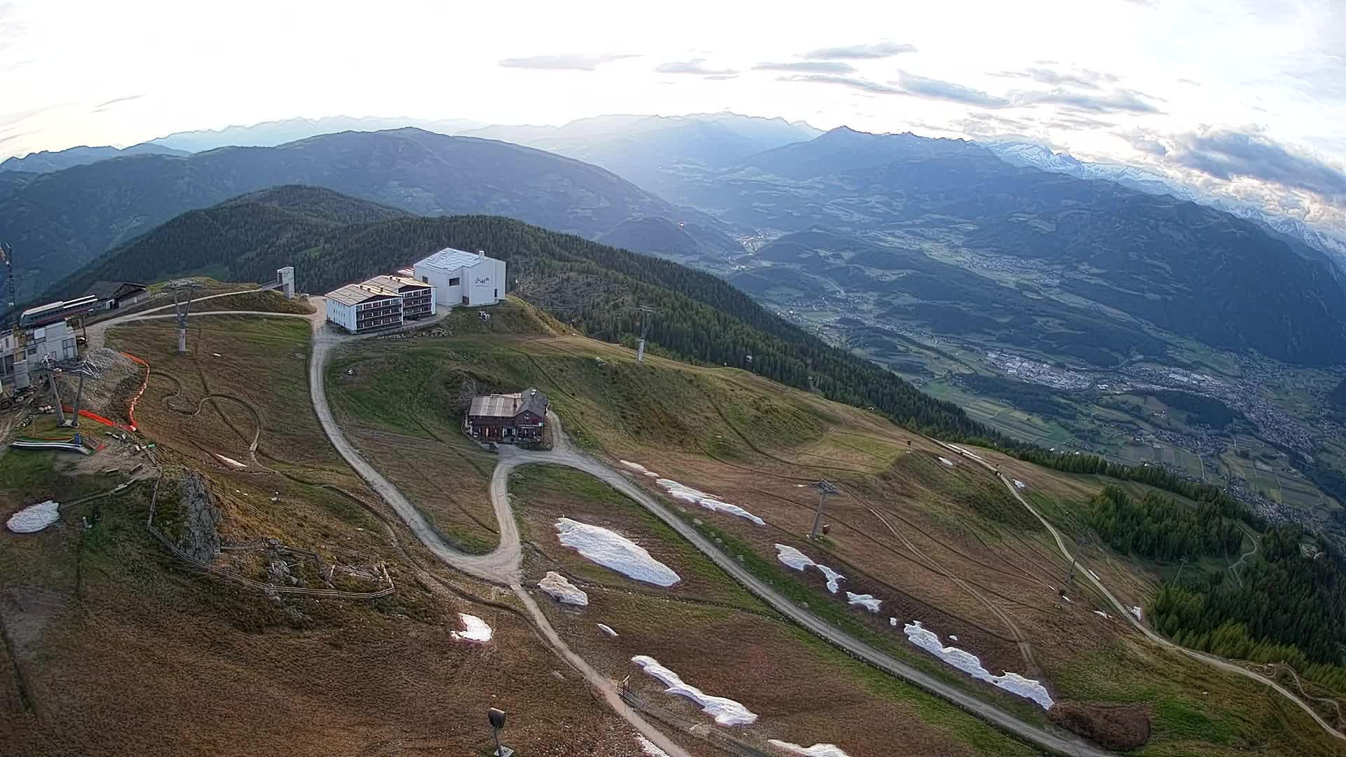 Kronplatz peak Ski resort | view to Bruneck