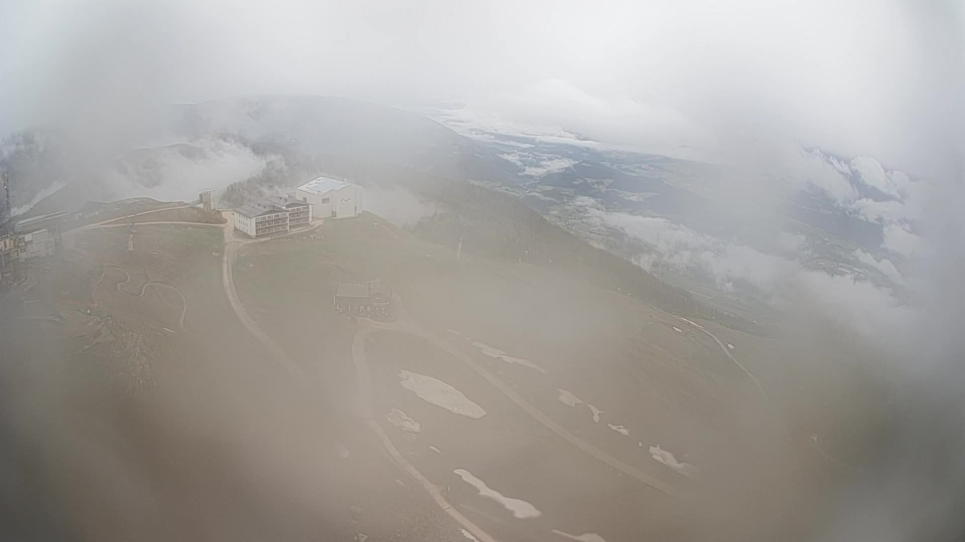 Kronplatz peak Ski resort | view to Bruneck