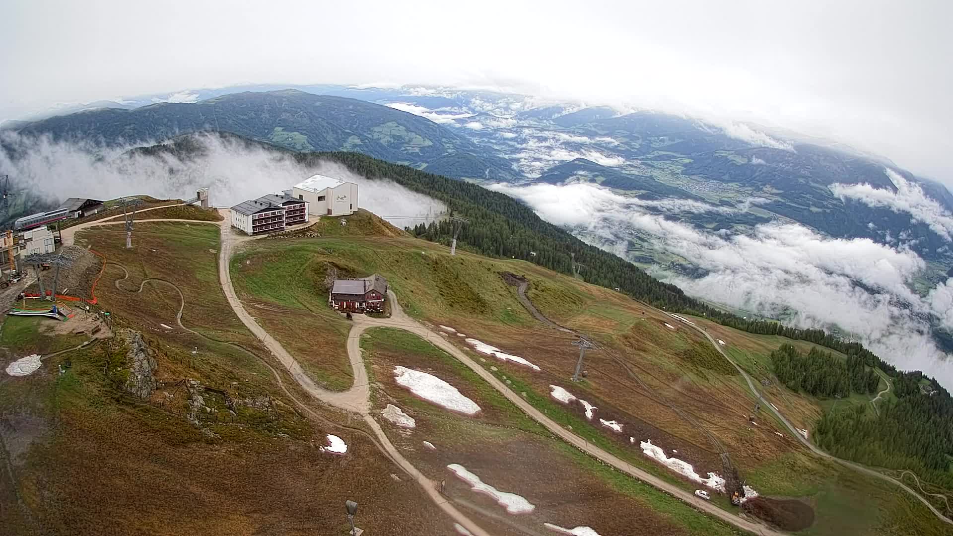 Smučišče Kronplatz – vrh | pogled na Bruneck