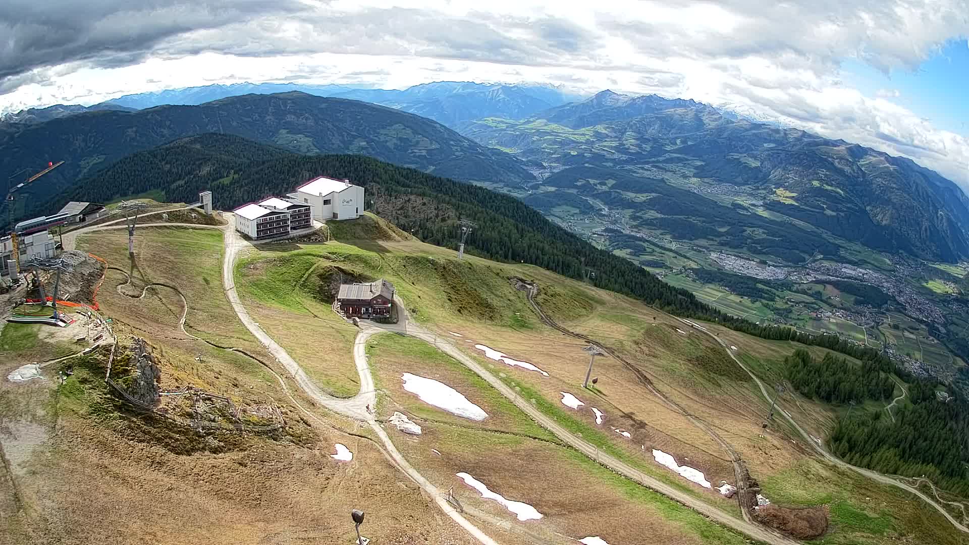 Kronplatz peak Ski resort | view to Bruneck