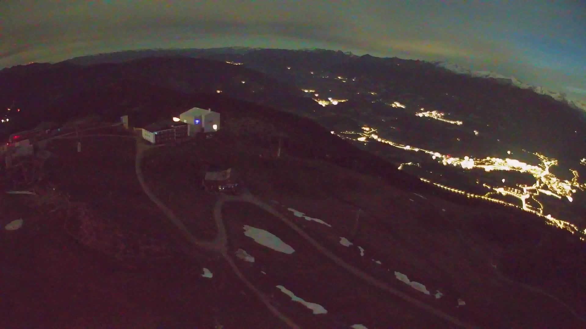 Kronplatz peak Ski resort | view to Bruneck