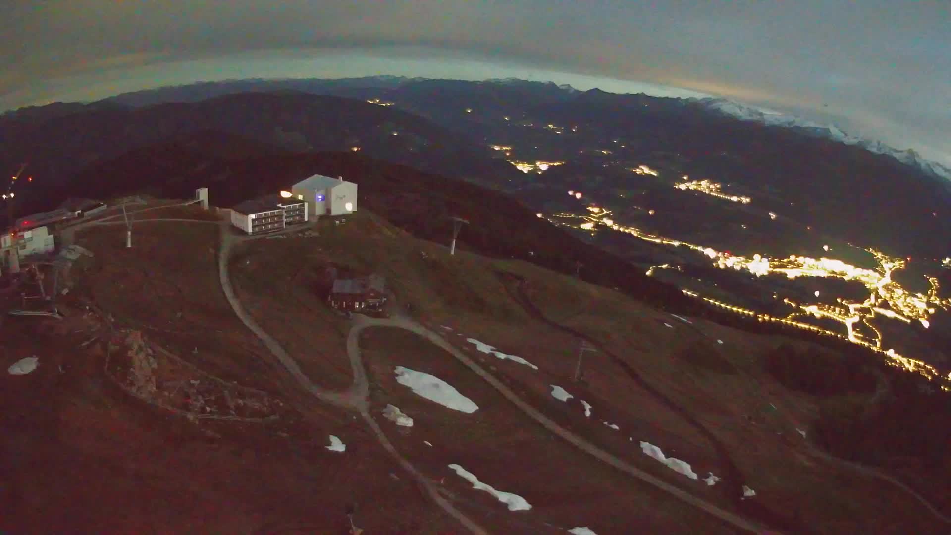 Kronplatz peak Ski resort | view to Bruneck