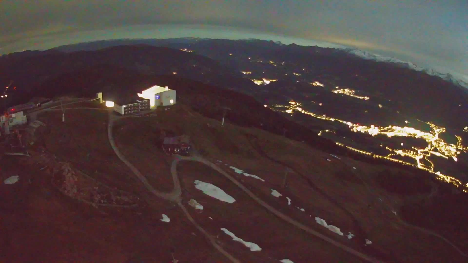 Kronplatz peak Ski resort | view to Bruneck