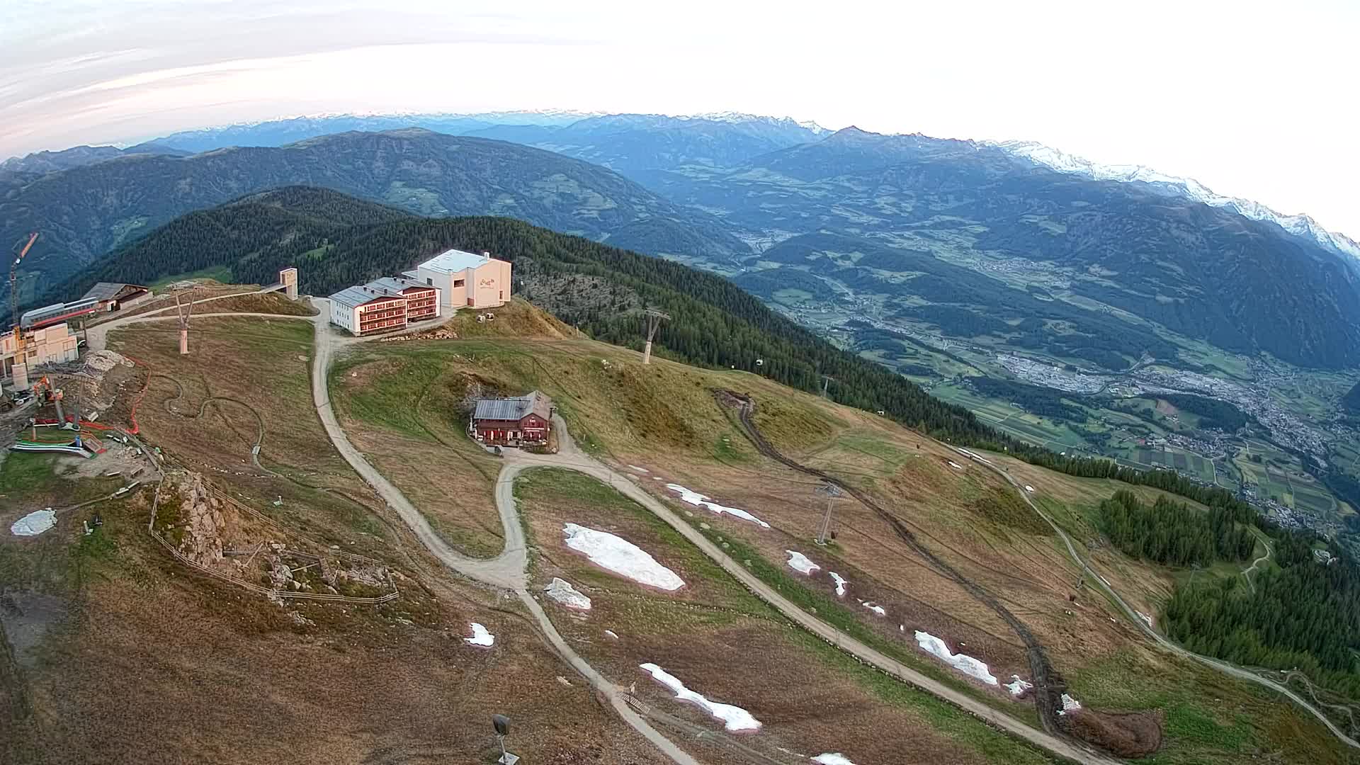 Kronplatz peak Ski resort | view to Bruneck