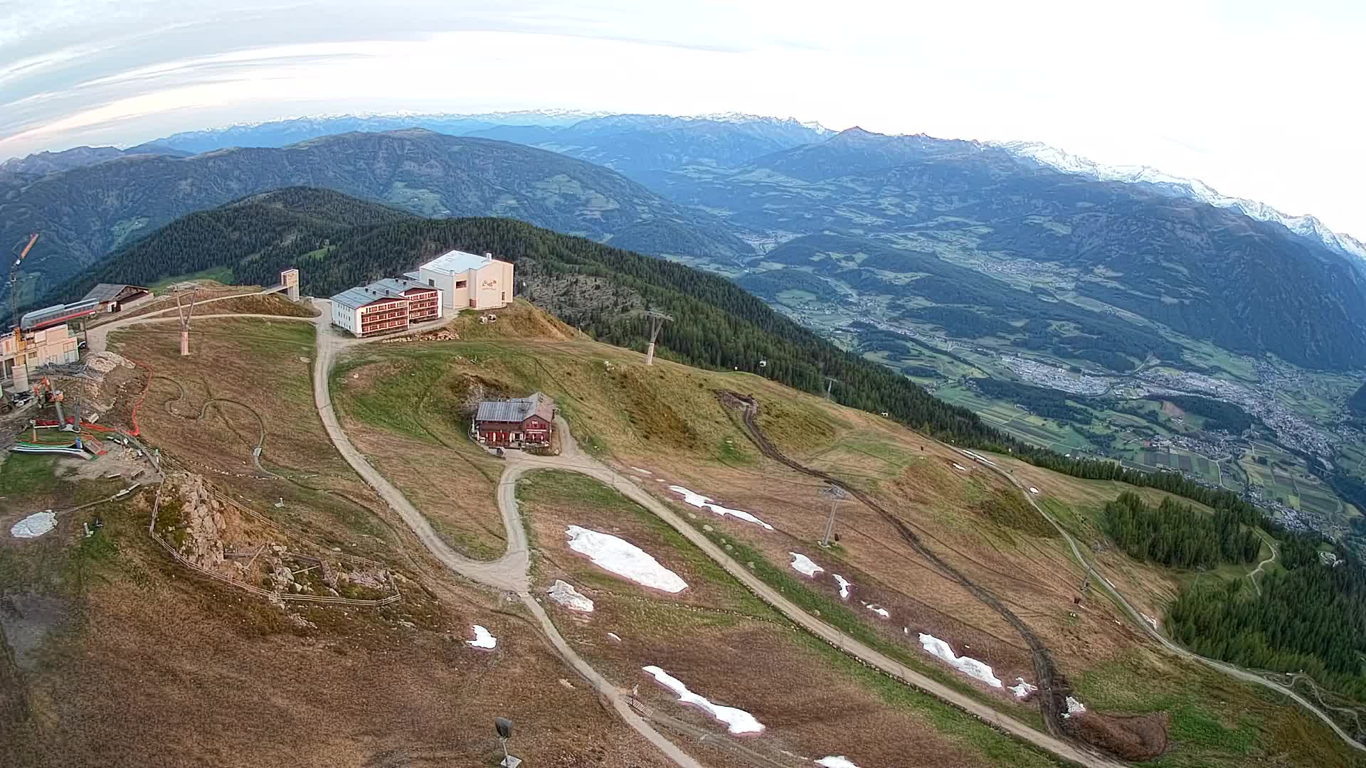 Kronplatz peak Ski resort | view to Bruneck