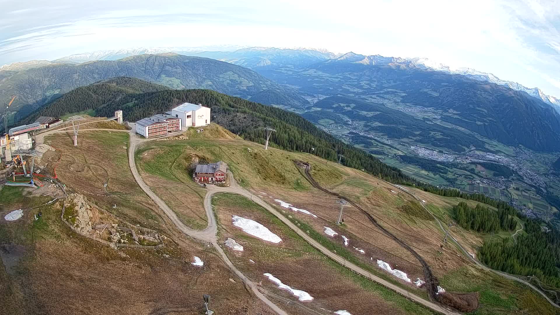 Kronplatz peak Ski resort | view to Bruneck