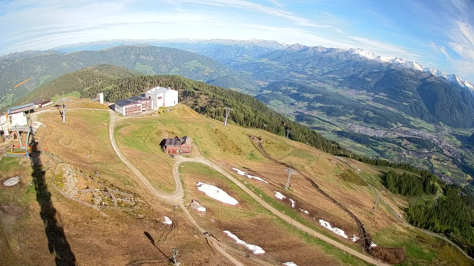 Stazione sciistica di Plan de Corones | vista su Brunico