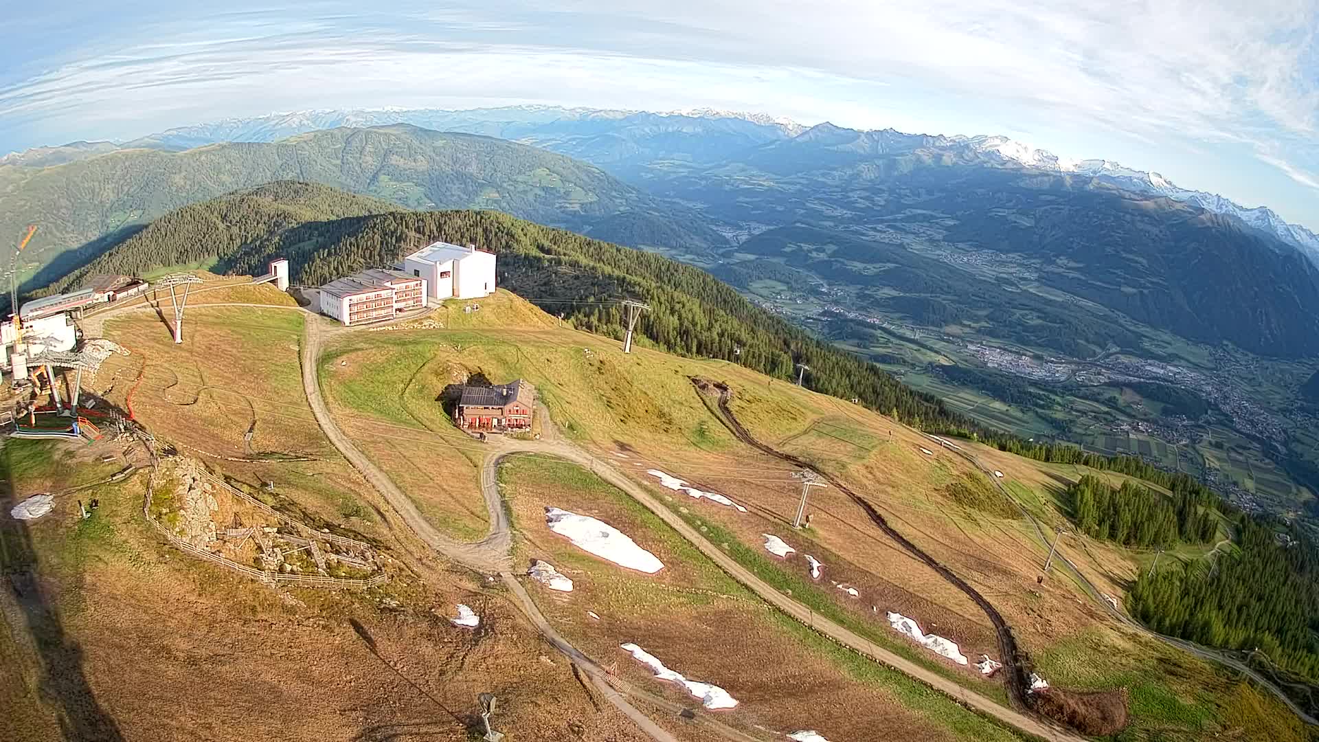 Smučišče Kronplatz – vrh | pogled na Bruneck