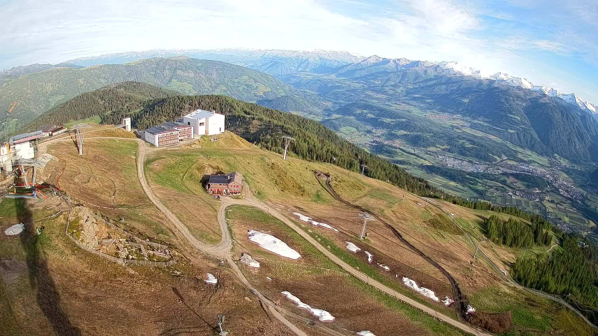Kronplatz peak Ski resort | view to Bruneck