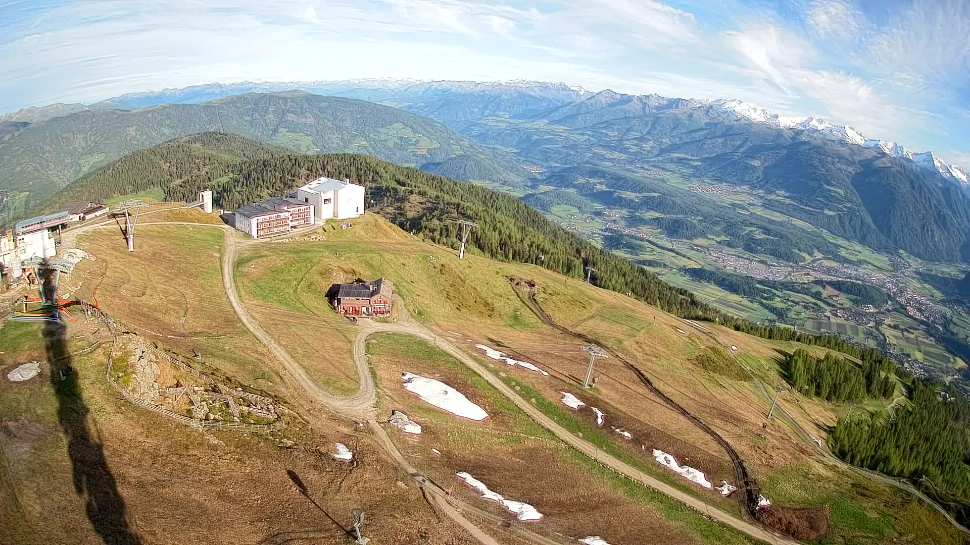 Stazione sciistica di Plan de Corones | vista su Brunico